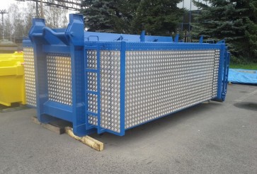 Thermo-insulating roll-off containers