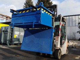 VBB 500-2000 l kantelbodemcontainers